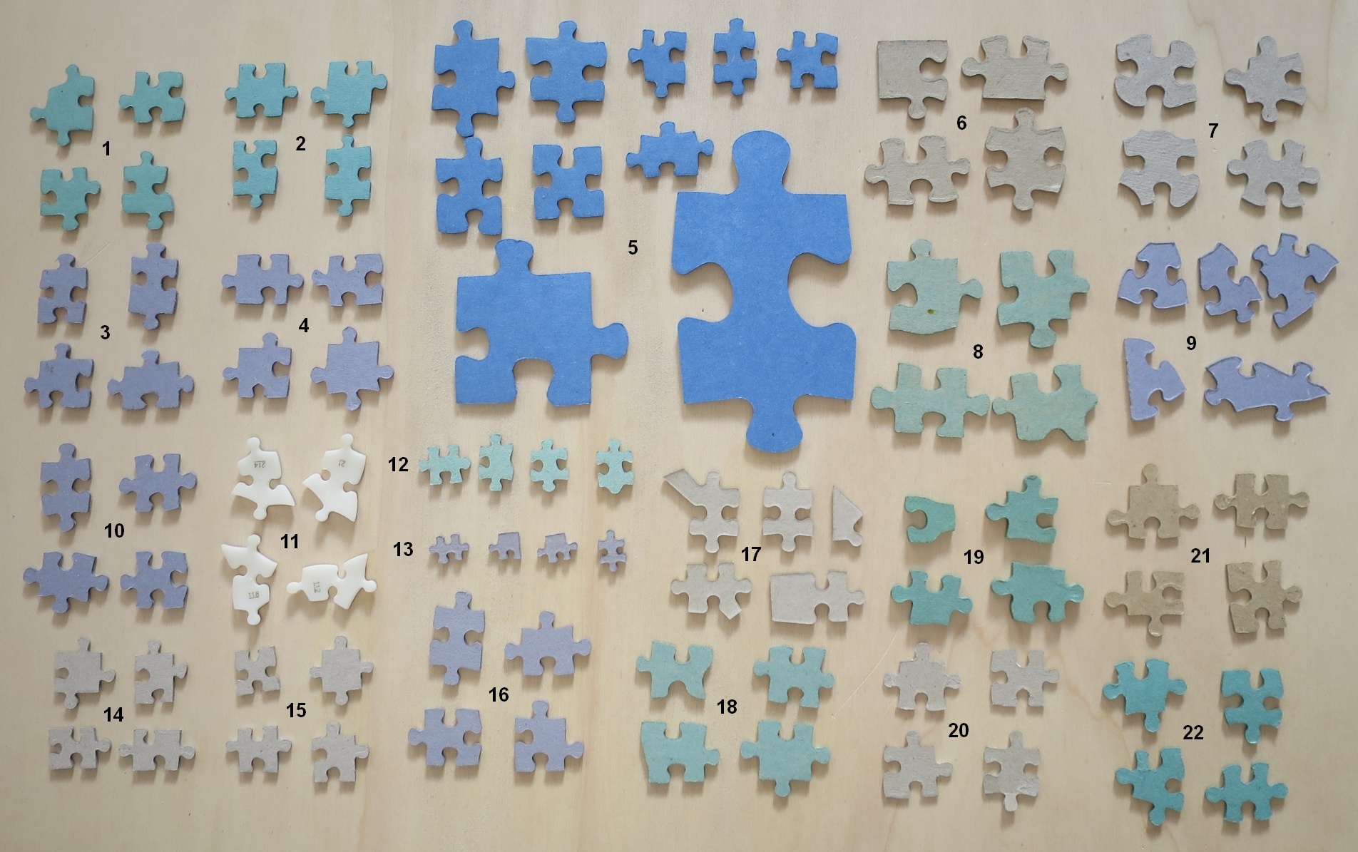 500 Piece Puzzle Sizes 500 Piece Puzzle Sizes